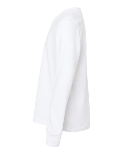 Next Level Youth Cotton Long Sleeve T-Shirt 3311 #color_White