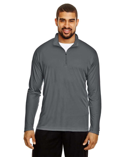 Team 365 Men's Zone Performance Quarter-Zip Pullover TT31 #colormdl_Sport Graphite