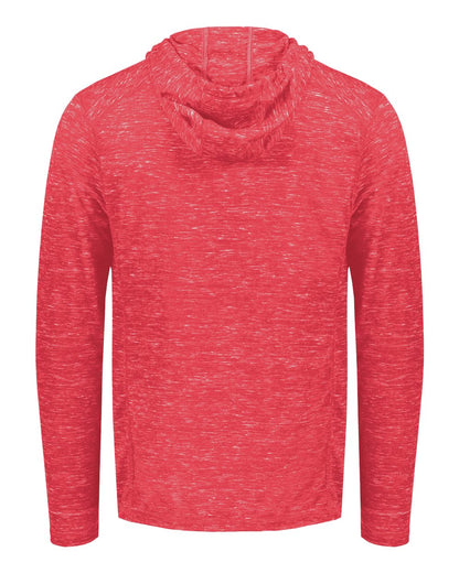 Holloway Men's Eco Revive™ Monterey Hooded Sweatshirt 222745 #color_Scarlet Heather