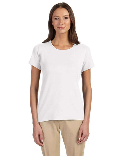 Devon & Jones Women's Perfect Fit™ Shell T-Shirt DP182W #colormdl_White