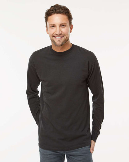 M&O Unisex Gold Soft Touch Long Sleeve T-Shirt 4820 #colormdl_Black