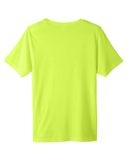 CORE365 Unisex Tall Fusion ChromaSoft™ Performance T-Shirt CE111T #color_Safety Yellow
