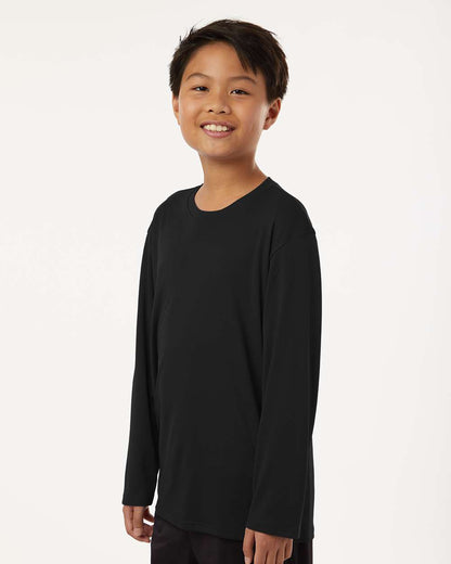 AllPro Youth Pro-Lock Performance Long Sleeve T-Shirt 48400Y #colormdl_Black