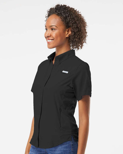 Columbia Women's PFG Tamiami™ II Short Sleeve Shirt 212466 #colormdl_Black