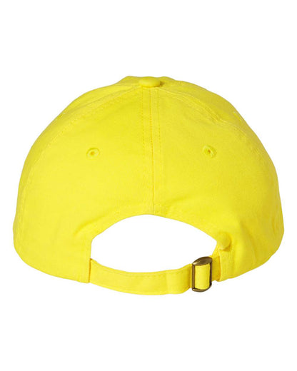Valucap Bio-Washed Classic Dad Hat VC300A #color_Neon Yellow
