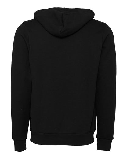 BELLA + CANVAS Unisex Sponge Fleece Hoodie Sweatshirt 3719 #color_DTG Black