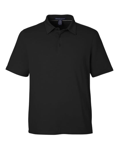 Devon & Jones Men's Raleigh Stretch Polo DG120 #color_Black
