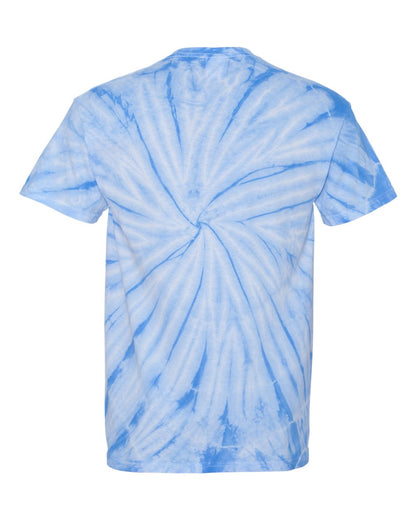 Dyenomite Cyclone Pinwheel Tie-Dyed T-Shirt 200CY #color_Columbia
