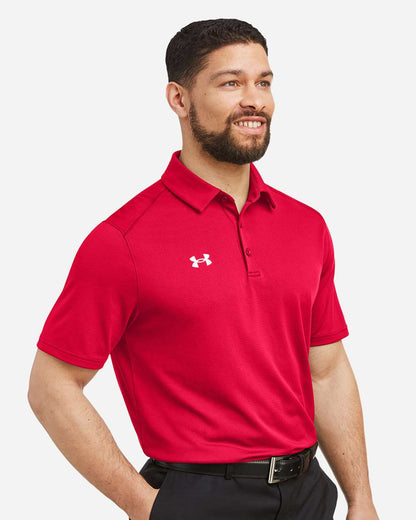 Under Armour Men's Tech™ Polo 1370399 #colormdl_Red/ White