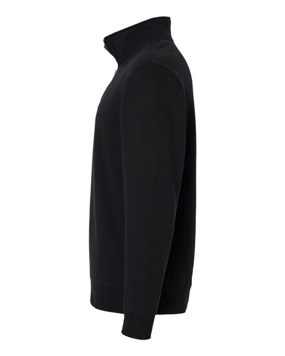 Independent Trading Co. Unisex Midweight Quarter-Zip Pullover SS4600QZ #color_Black