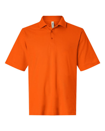 CORE365 Men's Resolve CVC Performance Pique Polo CE106 #color_Campus Orange