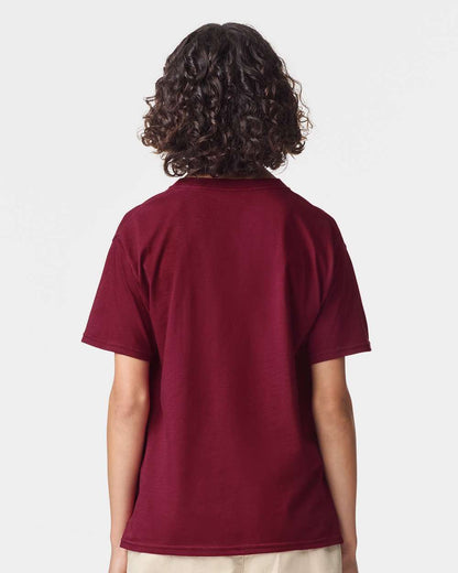 American Apparel Youth Fine Jersey Tee 2001Y #colormdl_Cranberry