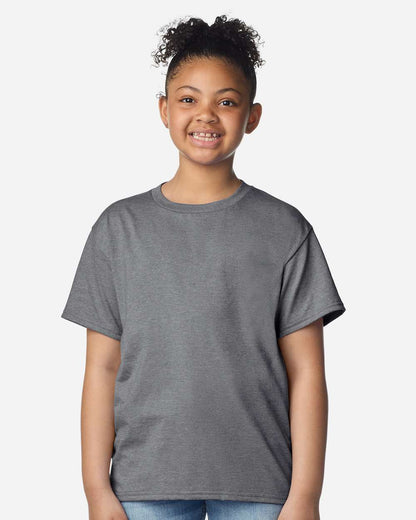 Gildan Youth Light Cotton T-Shirt 3000B #colormdl_Graphite Heather