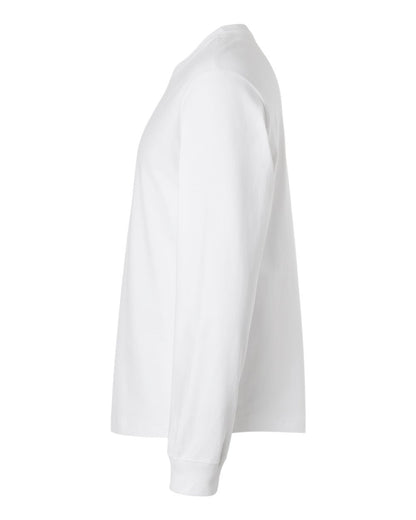 BELLA + CANVAS Unisex 7.5 oz Heavyweight Long Sleeve Tee 4651 #color_White