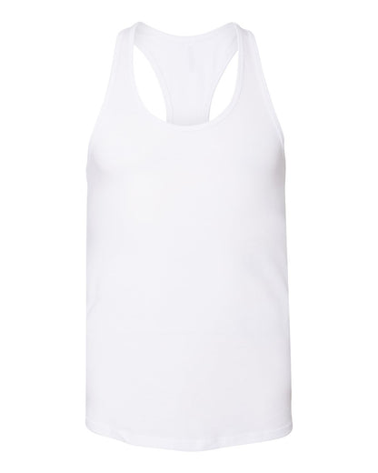 BELLA + CANVAS Women's Jersey Racerback Tank 6008 #color_White