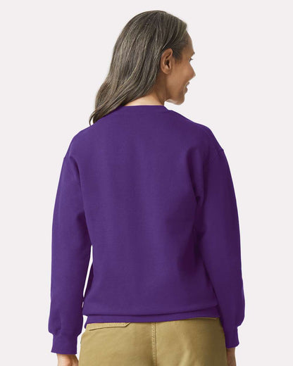 Gildan Unisex Softstyle® Midweight Crewneck Sweatshirt SF000 #colormdl_Purple