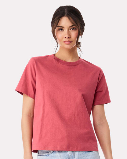 BELLA + CANVAS Women's 6 oz Heavyweight Tee 6110 #colormdl_Vintage Red