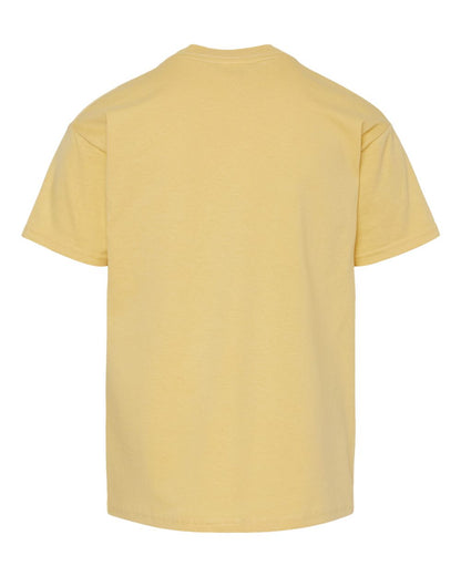 Hanes Essential-T Youth T-Shirt 5480 #color_Athletic Gold