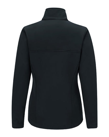 Red Kap Women's Deluxe Soft Shell Jacket JP67 #color_Black