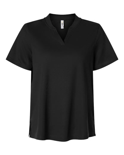 CORE365 Women's Nova Performance Pique Polo CE108W #color_Black