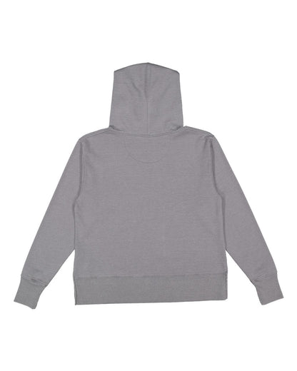 LAT Women's Vintage Wash Hoodie Sweatshirt 3536 #color_Washed Grey