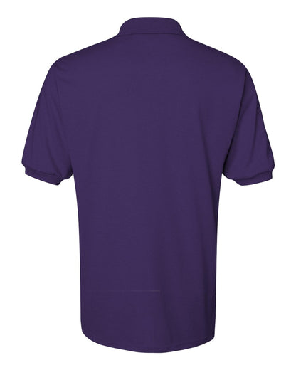 JERZEES Men's SpotShield® 50/50 Polo 437MSR #color_Deep Purple