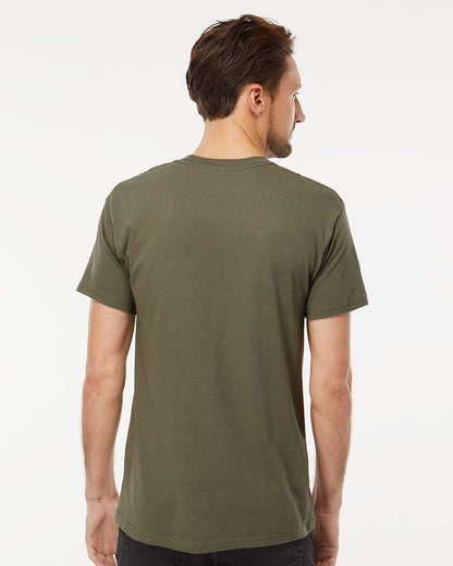 M&O Men's Gold Soft Touch T-Shirt 4800 #colormdl_Military Green