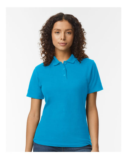 Gildan Women's Softstyle® Pique Polo 64800L #colormdl_Sapphire