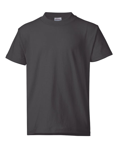 Hanes Youth EcoSmart® T-Shirt 5370 #color_Smoke Grey
