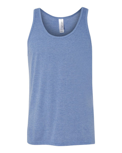 BELLA + CANVAS Triblend Tank 3484 #color_Blue Triblend