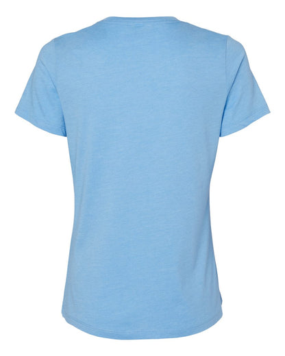 BELLA + CANVAS Women’s Relaxed Fit Heather CVC Tee 6400CVC #color_Heather Carolina Blue