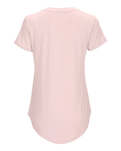 Boxercraft Women's Bamboo Scoop Neck T-Shirt BW2105 #color_Pink Serenity