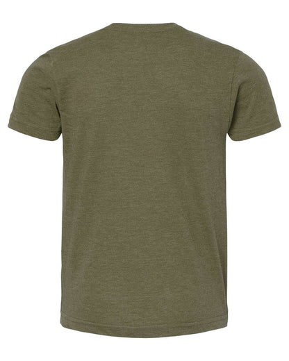 Tultex Youth Fine Jersey T-Shirt 235 #color_Heather Military Green