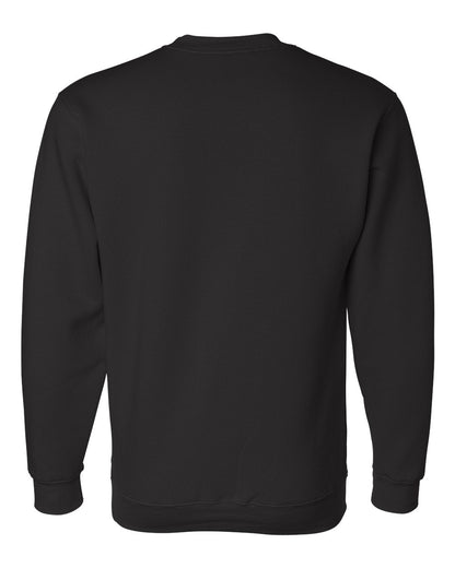 Bayside USA-Made Crewneck Sweatshirt 1102 #color_Black