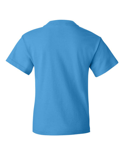 Fruit of the Loom HD Cotton Youth Short Sleeve T-Shirt 3930BR #color_Pacific Blue