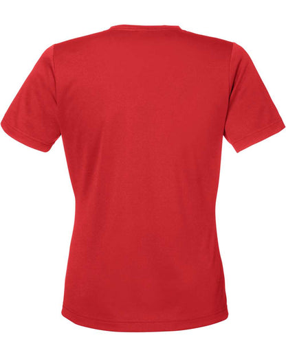Team 365 Women's Zone Performance Mesh T-Shirt TT15W #color_Sport Scarlet Red