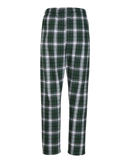 Boxercraft Women's Haley Flannel Pants BW6620 #color_Green/ White