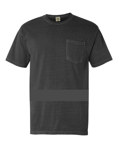 Comfort Colors Unisex Garment-Dyed Heavyweight Pocket T-Shirt 6030 #color_Pepper