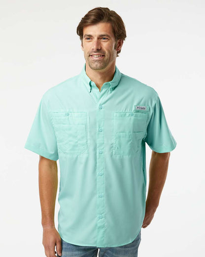 Columbia PFG Tamiami™ II Short Sleeve Shirt 212468 #colormdl_Gulf Stream