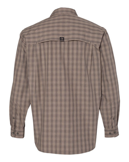 DRI DUCK Paseo Plaid Shirt 4465 #color_Khaki