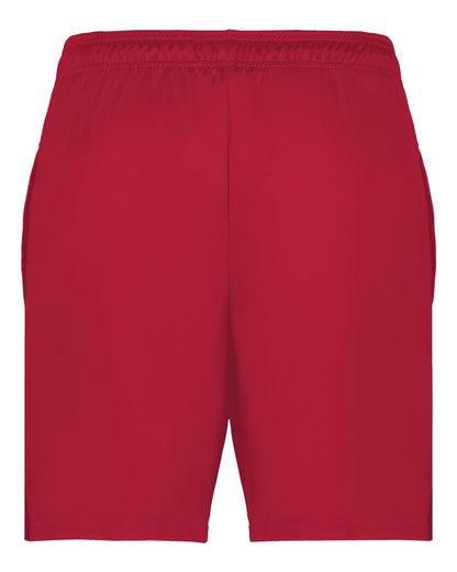 Holloway Youth Momentum Shorts 223622 #color_Scarlet