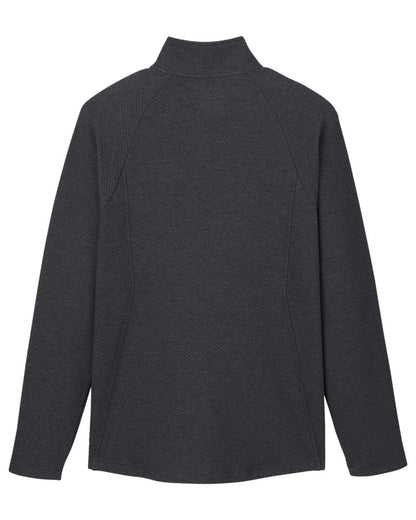 North End Men's Spirit Textured Full-Zip NE727 #color_Black Heather