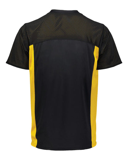 Augusta Sportswear Youth Reversible Flag Football Jersey 265 #color_Black/ Gold