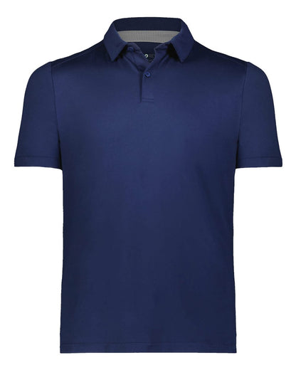 Holloway Men's Eco Revive™ Ventura Soft Knit Polo 223554 #color_Navy
