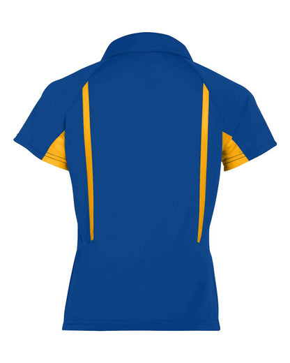 Holloway Women's Two-Tone Avenger Polo 222730 #color_Royal/ Light Gold