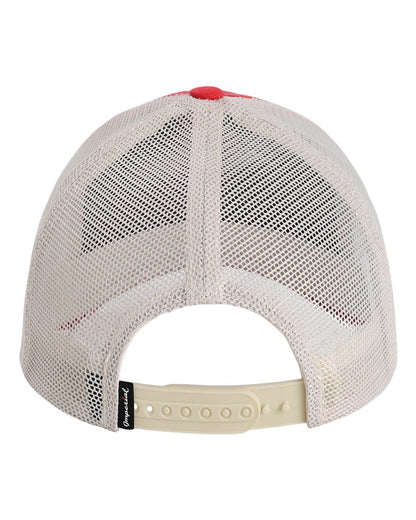Imperial The Gambit Mesh Back Cap X240M #color_Nantucket Red/ Stone