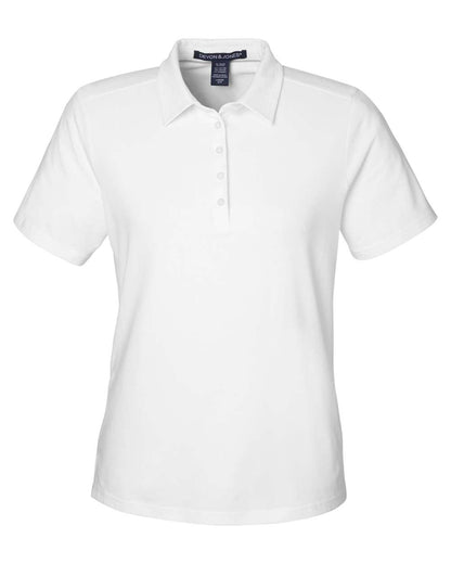 Devon & Jones Women's Raleigh Stretch Polo DG120W #color_White