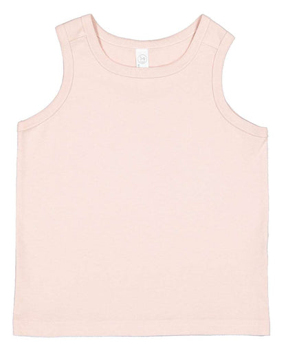 Rabbit Skins Toddler Fine Jersey Tank 3323 #color_Blush