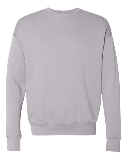 BELLA + CANVAS Unisex Sponge Fleece Drop Shoulder Crewneck Sweatshirt 3945 #color_Storm