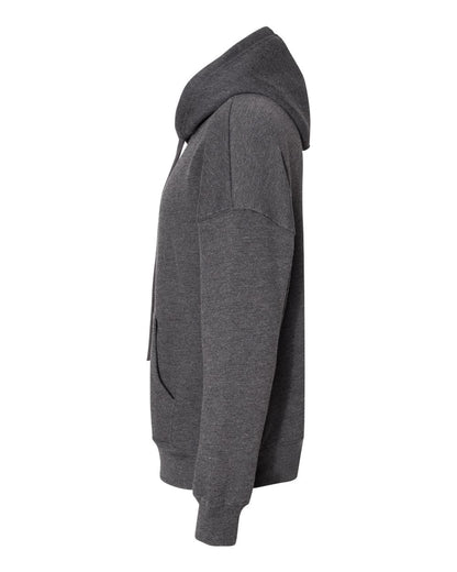 BELLA + CANVAS Sponge Fleece Drop Shoulder Hoodie 3729 #color_Dark Grey Heather